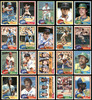 68 Count Lot of Autographed 1981 Topps Baseball Cards SKU #266527