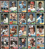 181 Count Lot of Autographed 1981 Topps Baseball Cards (All Different) SKU #266551