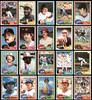 181 Count Lot of Autographed 1981 Topps Baseball Cards (All Different) SKU #266551