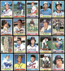 185 Count Lot of Autographed 1979 Topps Baseball Cards (All Different) SKU #266545