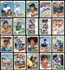 177 Count Lot of Autographed 1980 Topps Baseball Cards (All Different) SKU #266558