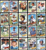 177 Count Lot of Autographed 1980 Topps Baseball Cards (All Different) SKU #266558