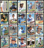 177 Count Lot of Autographed 1980 Topps Baseball Cards (All Different) SKU #266558