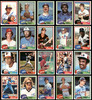 245 Count Lot of Autographed 1981 Topps Baseball Cards (All Different) SKU #266548