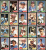 245 Count Lot of Autographed 1981 Topps Baseball Cards (All Different) SKU #266548