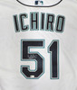 Seattle Mariners Ichiro Suzuki Autographed White Authentic Majestic Jersey MLB Holo #JD345231