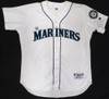 Seattle Mariners Edgar Martinez Autographed White Authentic Russell Jersey MLB Holo #M00214801