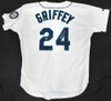Seattle Mariners Ken Griffey Jr. Autographed White Authentic Russell Jersey UDA Holo #BAF95495