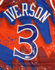 Phildelphia 76ers Allen Iverson Autographed Blue Authentic Mitchell & Ness Jersey (Smudged) Beckett BAS QR #3W343402