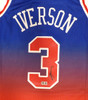 Phildelphia 76ers Allen Iverson Autographed Blue Authentic Mitchell & Ness Jersey Beckett BAS QR #3W343405