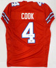 Buffalo Bills James Cook Autographed Red Jersey Beckett BAS QR #BL53047