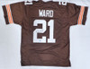 Cleveland Browns Denzel Ward Autographed Brown Jersey Beckett BAS QR #BL58246