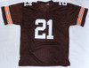 Cleveland Browns Denzel Ward Autographed Brown Jersey Beckett BAS QR #BL58246