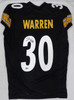 Pittsburgh Steelers Jaylen Warren Autographed Black Jersey Beckett BAS QR #1W174974