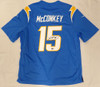 Los Angeles Chargers Ladd McConkey Autographed Blue Nike Jersey Beckett BAS QR #1W661797