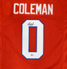 Buffalo Bills Keon Coleman Autographed Red Jersey Beckett BAS QR #1W572507