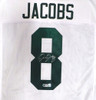 Green Bay Packers Josh Jacobs Autographed White Jersey Beckett BAS QR #1W702504