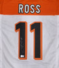 Cincinnati Bengals John Ross Autographed White Jersey Beckett BAS QR #4W326794