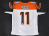 Cincinnati Bengals John Ross Autographed White Jersey Beckett BAS QR #4W326794