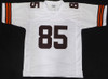 Cleveland Browns David Njoku Autographed White Jersey Beckett BAS QR #1W260146