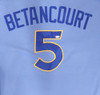 Seattle Mariners Yuniesky Betancourt Retro Blue 2008 Game Worn Jersey & Pants Unsigned MLB Holo #LH028213
