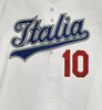 Gary Disarcina Italy 2006 WBC Game Worn White Jersey Unsigned MLB Holo #BB020239