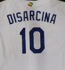 Gary Disarcina Italy 2006 WBC Game Worn White Jersey Unsigned MLB Holo #BB020239