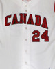 Steve Green Canada 2006 WBC Game Worn White Jersey Unsigned MLB Holo #BB002854