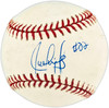 Juan Gonzalez Autographed Official MLB Baseball Texas Rangers SKU #266682