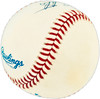 Enos Slaughter Autographed Official AL Baseball New York Yankees SKU #266821