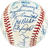 1993 Minnesota Twins Team Autographed Official AL Baseball With 35 Signatures Including Kirby Puckett SKU #266837