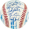 1993 Minnesota Twins Team Autographed Official AL Baseball With 35 Signatures Including Kirby Puckett SKU #266837