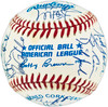 1993 Minnesota Twins Team Autographed Official AL Baseball With 35 Signatures Including Kirby Puckett SKU #266837