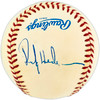 Rickey Henderson Autographed Official AL Baseball Oakland A's & New York Yankees JSA #CM60223