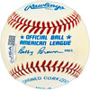 Rickey Henderson Autographed Official AL Baseball Oakland A's & New York Yankees JSA #CM60222