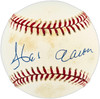 Hank Aaron Autographed Official NL Baseball Atlanta Braves Beckett BAS #AG020295