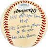Joe Morgan Autographed Official NL Baseball Cincinnati Reds With 20 Stats JSA #CG26375