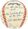 Joe Morgan Autographed Official NL Baseball Cincinnati Reds With 20 Stats JSA #CG26380