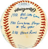 Joe Morgan Autographed Official NL Baseball Cincinnati Reds With 20 Stats JSA #CG26376
