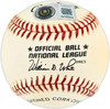 Willie Mays Autographed Official NL Baseball San Francisco Giants Beckett BAS #AG020287