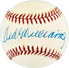 Ted Williams Autographed Official AL Baseball Boston Red Sox Beckett BAS #AG020289