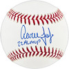 Aaron Judge Autographed Official MLB Baseball New York Yankees "22 AL MVP" Beckett BAS #AC56651