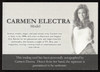 Carmen Electra Autographed Trading Card Model SKU #266999