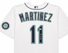 Seattle Mariners Edgar Martinez Autographed White Nike Jersey Size XXL Beckett BAS Witness Stock #266275