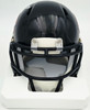 Mike Singletary Autographed Chicago Bears Blue Speed Mini Helmet (Smudged) Beckett BAS Witness #4W454940