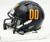 Mike Sainristil Autographed Washington Commanders Black Alternate Speed Mini Helmet Beckett BAS Witness #4W083826