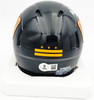 Mike Sainristil Autographed Washington Commanders Black Alternate Speed Mini Helmet Beckett BAS Witness #4W116829