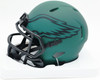 LeSean McCoy Autographed Philadelphia Eagles Rave Green Speed Mini Helmet Beckett BAS Witness #2W102574