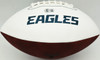 LeSean McCoy Autographed Philadelphia Eagles White Logo Football (Signed Twice) Beckett BAS Witness #2W102