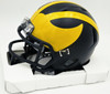 Mike Sainristil Autographed Michigan Wolverines Black Speed Mini Helmet "23 Nat'l Champs" Beckett BAS Witness #4W083641